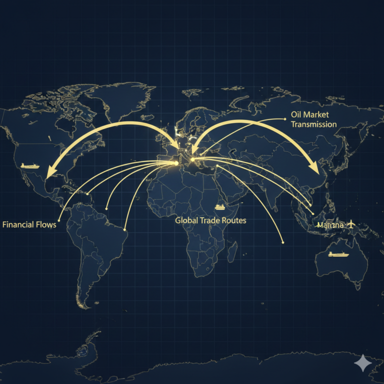 Iran conflict global economy impact map: oil, trade, finance, and commodities channels